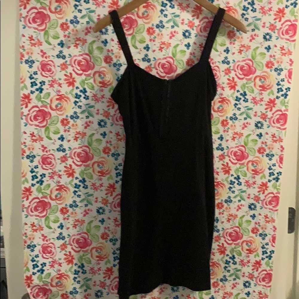 H&M bodycon black dress
